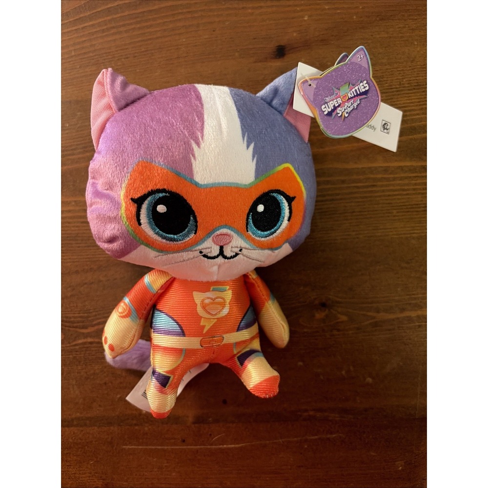 Disney Junior Superkitties Buddy Plush Toy 8 Inch Stuffed Animal For Kids